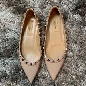 Valentino rock stud flats
